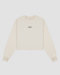 Classic Stitch Off White Cropped