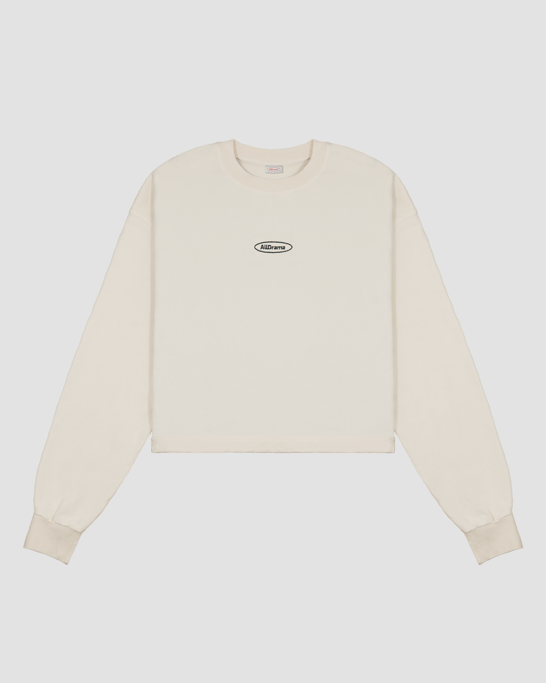 Classic Stitch Off White Cropped